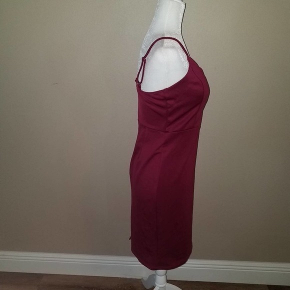 Coco Love Magenta Spaghetti Strap Dress - Picture 2 of 7